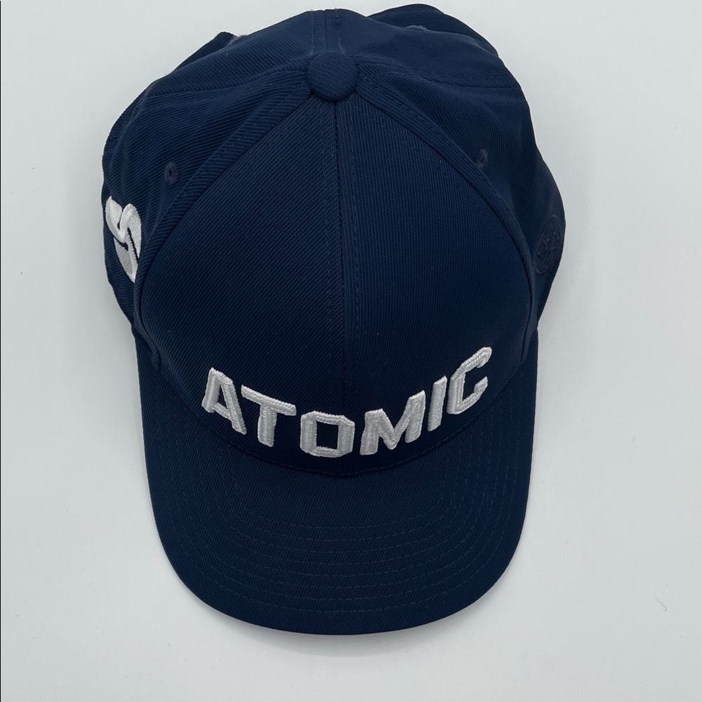 NWT Atomic G/Fore Navy Blue SnapBack Golf Cap Flexfit 110 Adjustable Hat - Picture 7 of 13